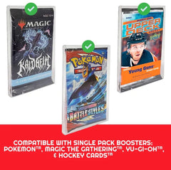 PET Protectors 10-Pack for Booster, Magic, Yu-Gi-Oh Cards 3701492101554