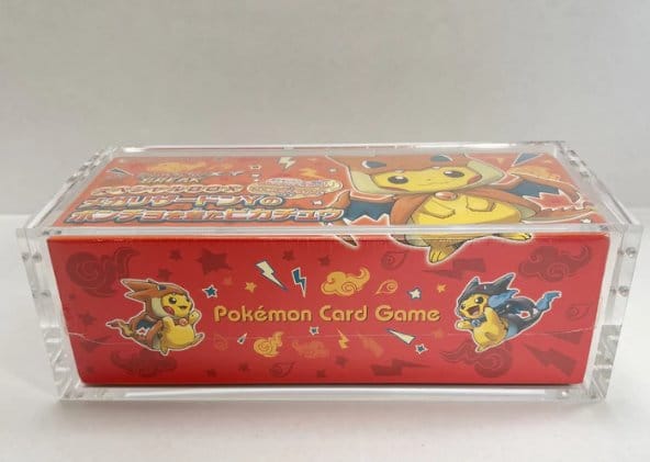 Evoretro Magnetic Acrylic Display Case for Pokémon Center Japanese Special Poncho Pikachu Box 3701492112055