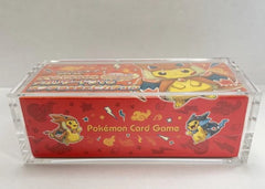 Evoretro Magnetic Acrylic Display Case for Pokémon Center Japanese Special Poncho Pikachu Box 3701492112055