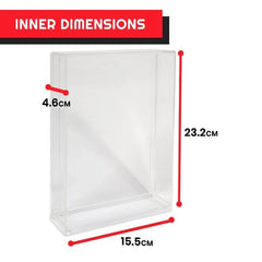 Evoretro Acrylic Display Cases 2-Pack for Action Figures 3701492102148