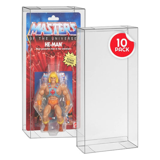PET Protectors 10-Pack for Masters of the Universe Origins Power Posing (Carded) Box Figures 3701492102308