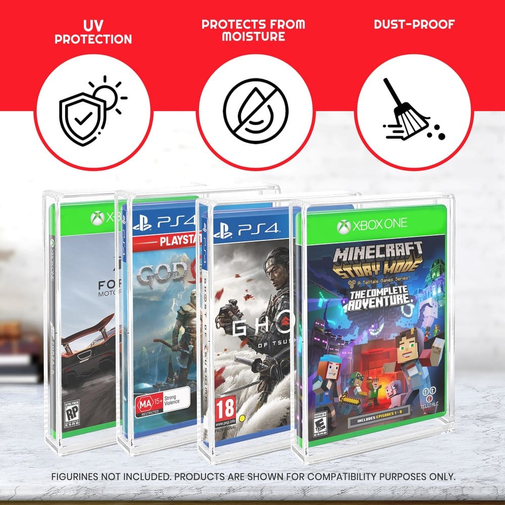 Acrylic Case 2-Pack for PS3/PS4/Blu-Ray/XBOX One 3701492102698