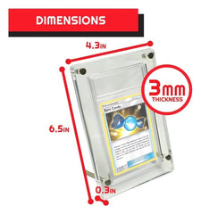 Evoretro Acrylic Card Display Stand for PSA Graded Cards 3mm 3701492102742