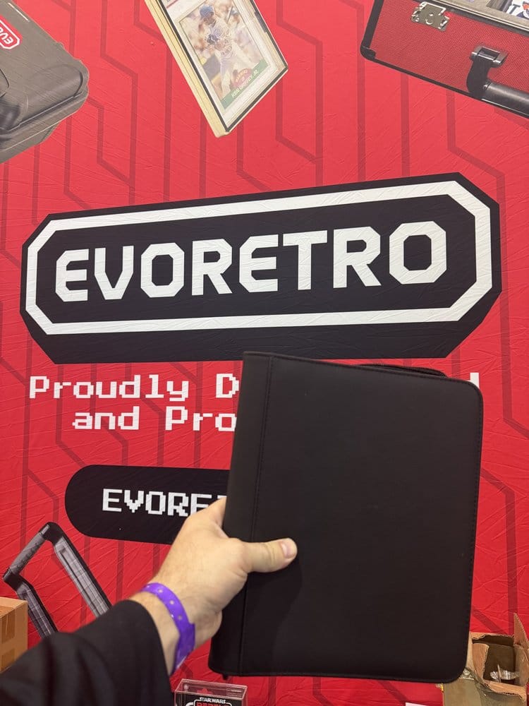 Evoretro Topload Cards Binder 2x2 160 Cards Black 24.4 x 19.1 cm 3701492111881