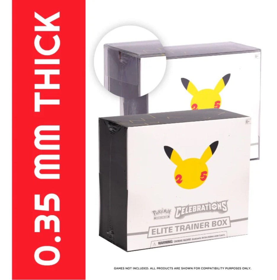 PET Protectors 5-Pack for Booster Boxes / Elite Trainer Boxes Ver. 2 3701492103428