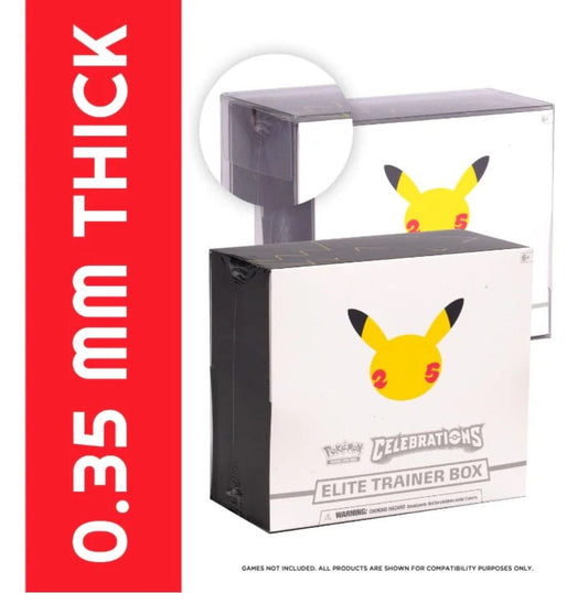 PET Protectors 5-Pack for Booster Boxes / Elite Trainer Boxes Ver. 2 3701492103428