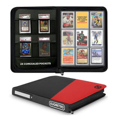 Evoretro Shield+ Topload Cards Binder 216 Cards Black/Red 3701492103558