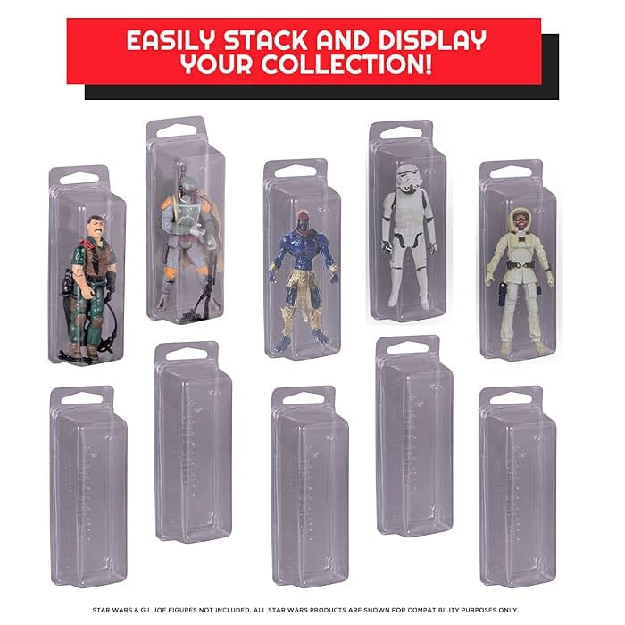 Clamshell PET Protectors 50-Pack for Action Figures 3760265295173