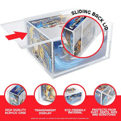 Evoretro Acrylic Display Case for Booster Boxes / Elite Trainer Boxes Ver. 1 with Sliding Lid 3760265297573