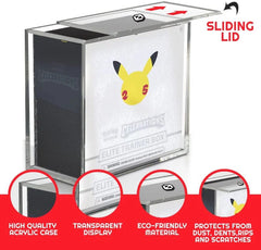 Evoretro Acrylic Display Case for Booster Boxes / Elite Trainer Boxes Ver. 2 with Sliding Lid 3760265297702