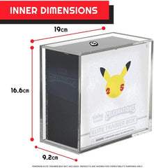 Evoretro Acrylic Display Case for Booster Boxes / Elite Trainer Boxes Ver. 2 with Sliding Lid 3760265297702