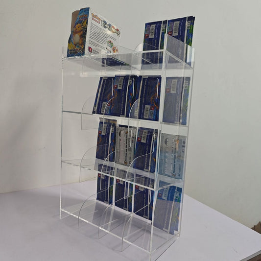 Acryl Counter Display for Trading Card Booster Packs 3701492108089