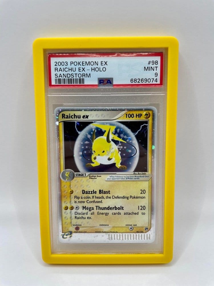Evoretro Bumper Protector for PSA Slabs Yellow 3701492108102