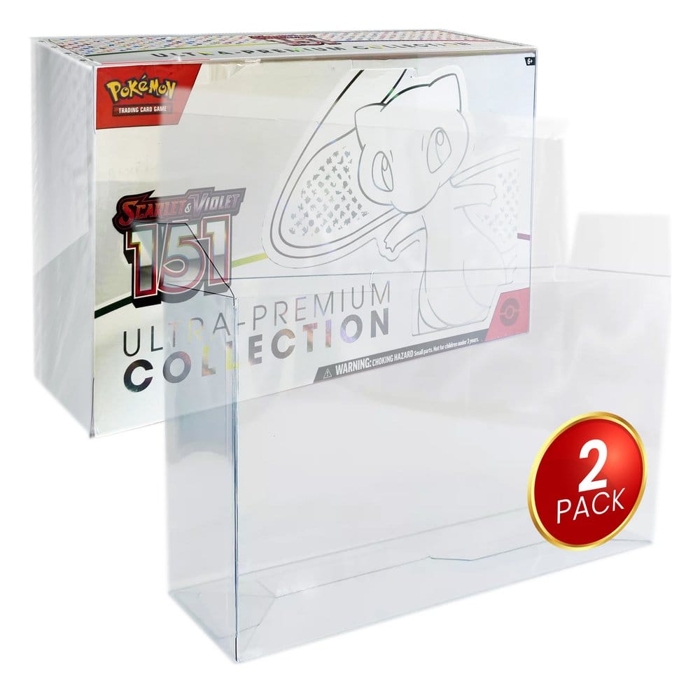 Evoretro PET Protectors 2-Pack for Pokémon 151 Scarlet & Violet Ultra Collection Box 3701492108270