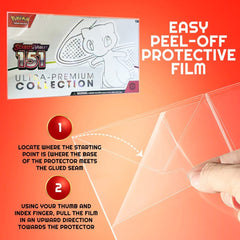 Evoretro PET Protectors 2-Pack for Pokémon 151 Scarlet & Violet Ultra Collection Box 3701492108270