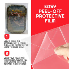 Evoretro PET Protectors 5-Pack for Pokémon Small Tins 8x3x13cm 3701492108584