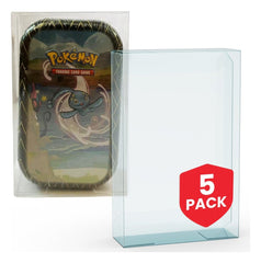 Evoretro PET Protectors 5-Pack for Pokémon Small Tins 8x3x13cm 3701492108584