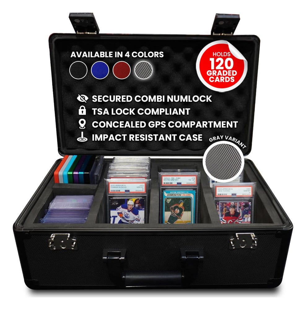 Evoretro Trading Card Storage Box for 120 Cards XL Gray 3701492109031