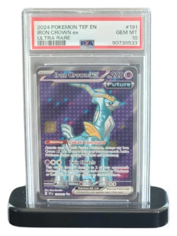 Evoretro Display Stand for PSA & CGC Graded Card Slabs Black 3701492109246