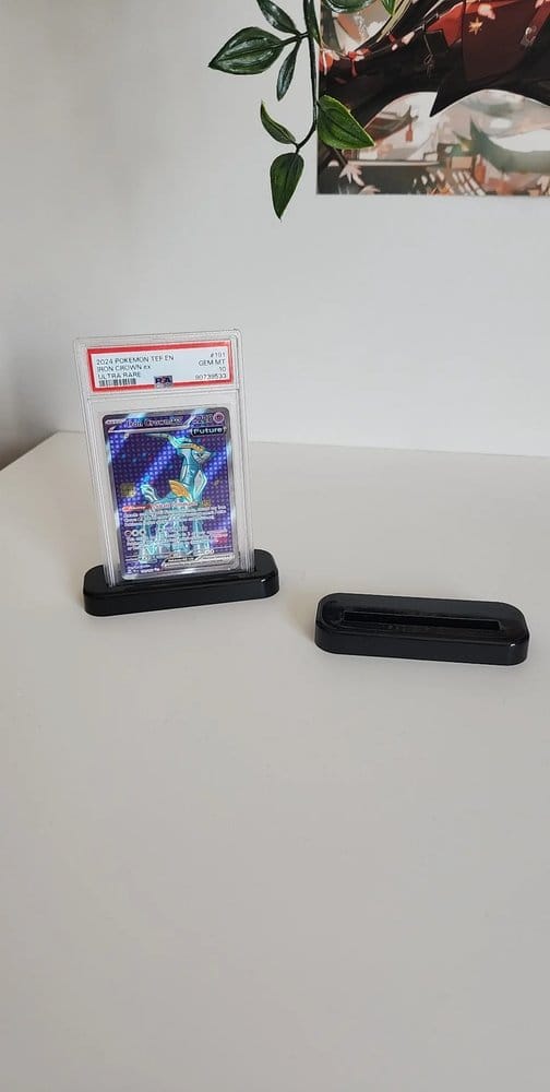 Evoretro Display Stand for PSA & CGC Graded Card Slabs Black 3701492109246