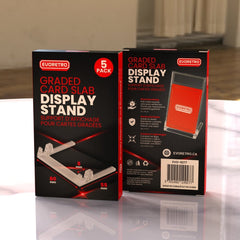 Evoretro Display Stands 5-Pack for Graded Cards Slabs Transparent 3701492109277