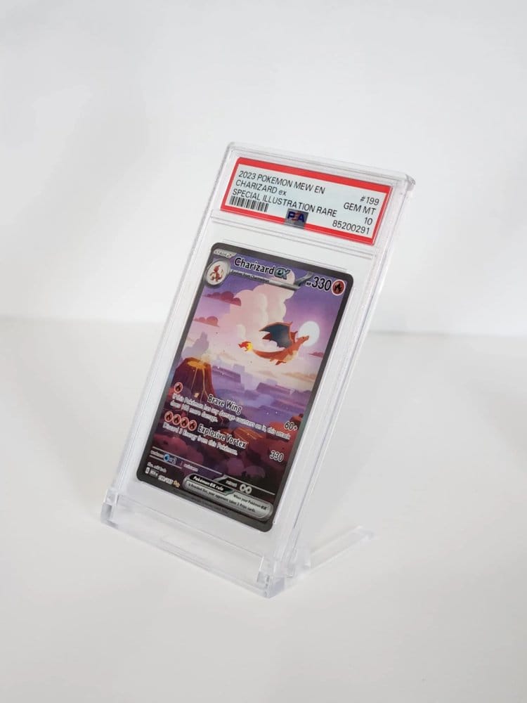 Evoretro Display Stands 5-Pack for Graded Cards Slabs Transparent 3701492109277