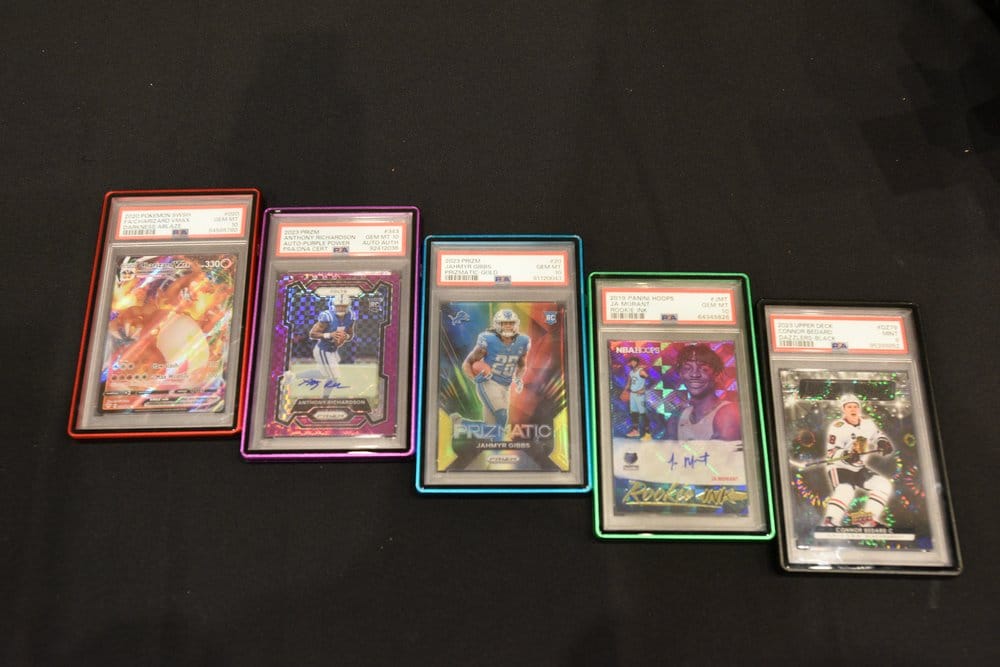 Slab Case Protectors for PSA Graded Cards Red 3701492109499