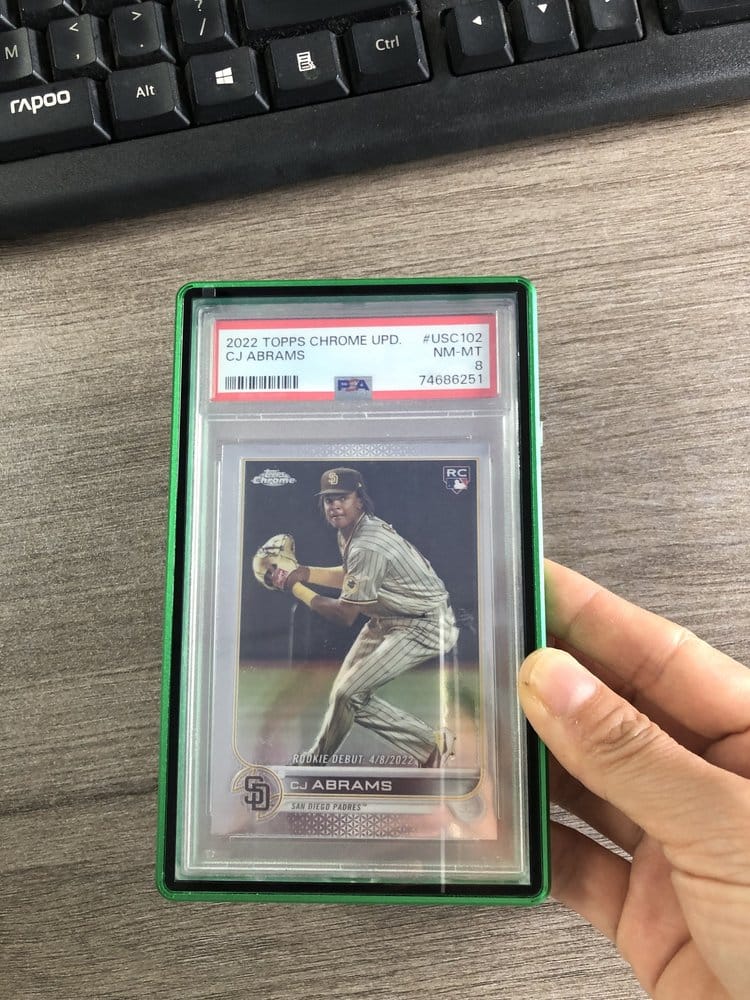 Slab Case Protectors for PSA Graded Cards Green 3701492109512