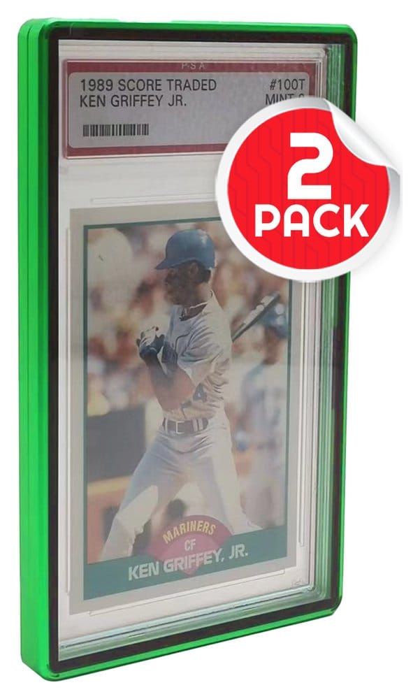 Slab Case Protectors for PSA Graded Cards Green 3701492109512