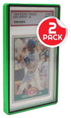 Slab Case Protectors for PSA Graded Cards Green 3701492109512