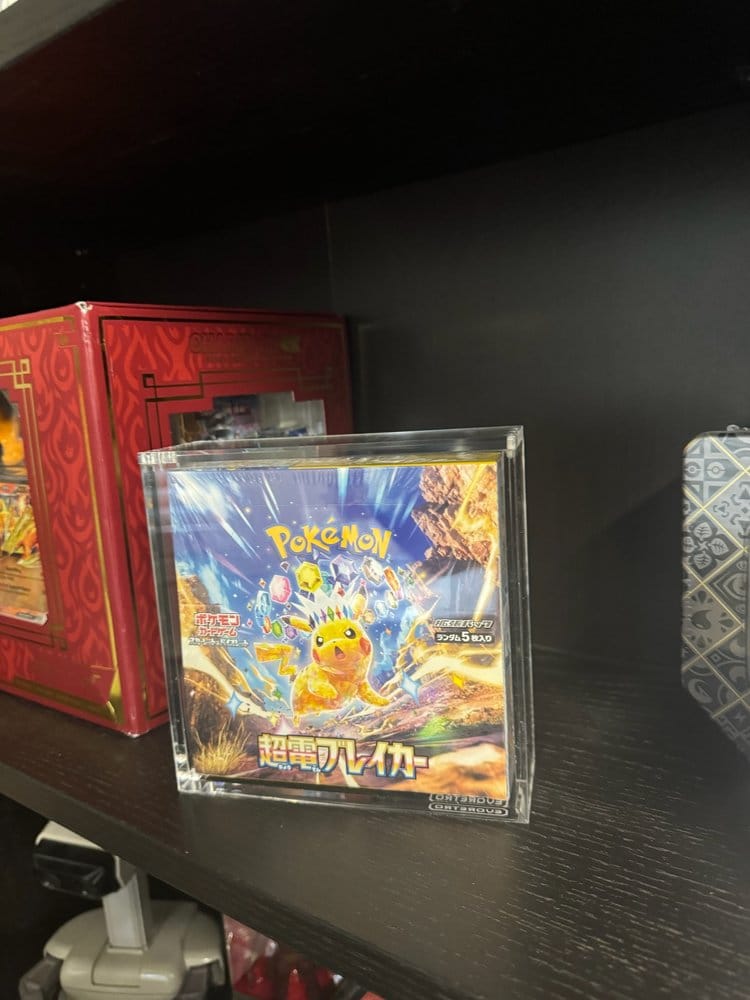 Evoretro Acrylic Display Case for Pokémon Large Japanese Booster Box 3701492109642