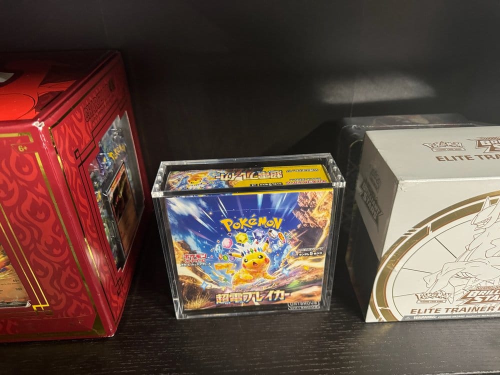 Evoretro Acrylic Display Case for Pokémon Large Japanese Booster Box 3701492109642