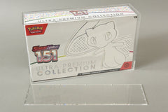 Evoretro Acrylic Display Case for Pokemon 151 UPC Box and Mega Charizard X UPC Box 23 x 39 cm 3701492109680