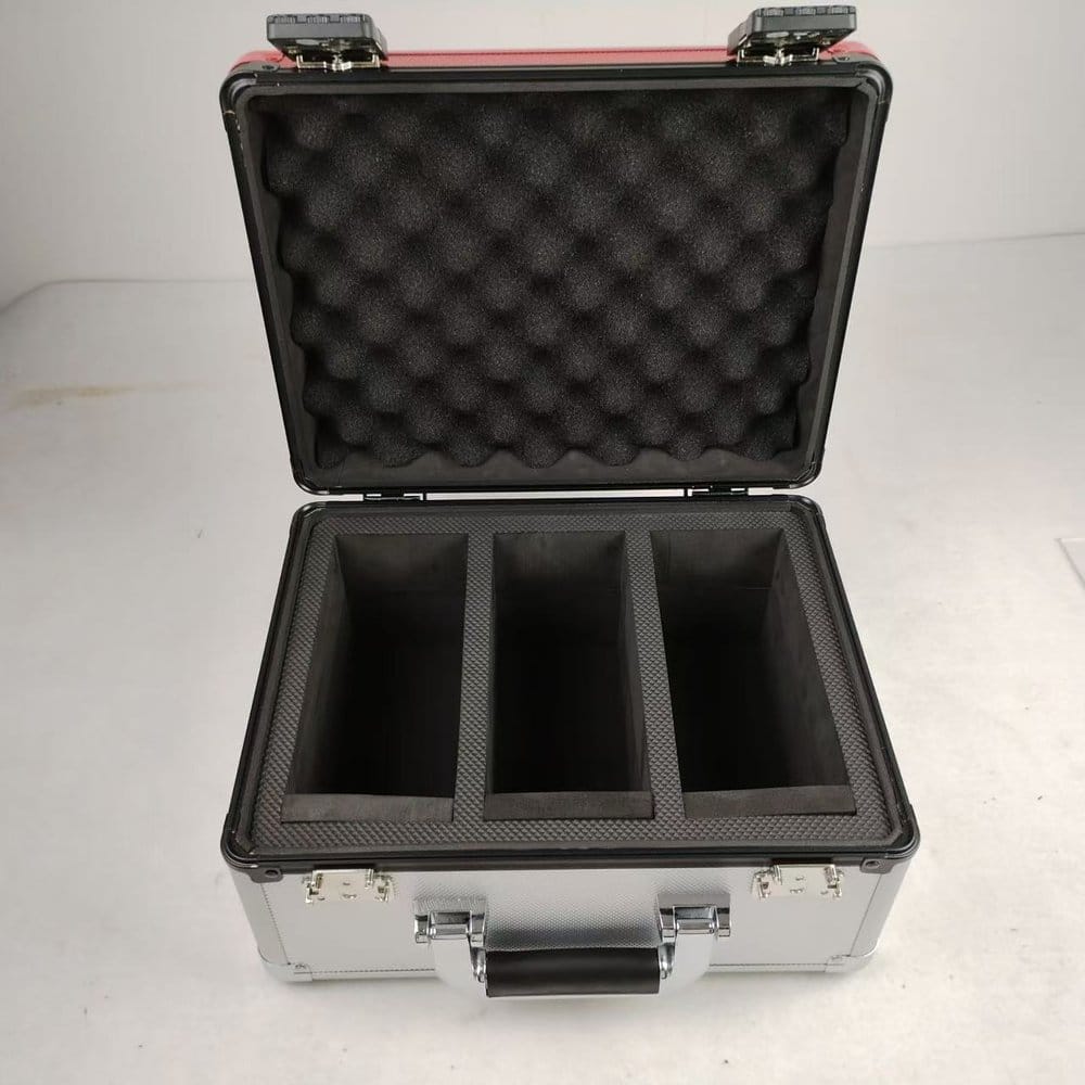Evoretro Trading Card Storage Box for 90 Cards X Red and Silver 3701492109970