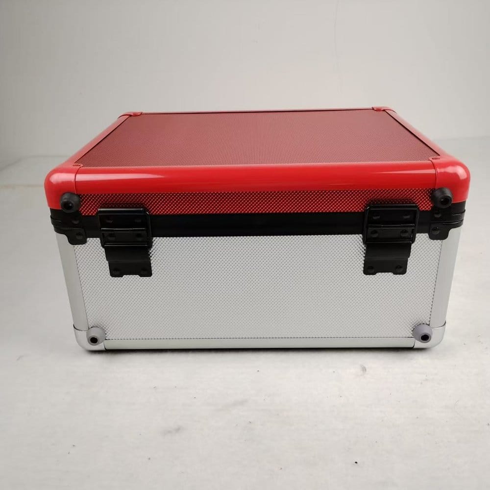 Evoretro Trading Card Storage Box for 90 Cards X Red and Silver 3701492109970