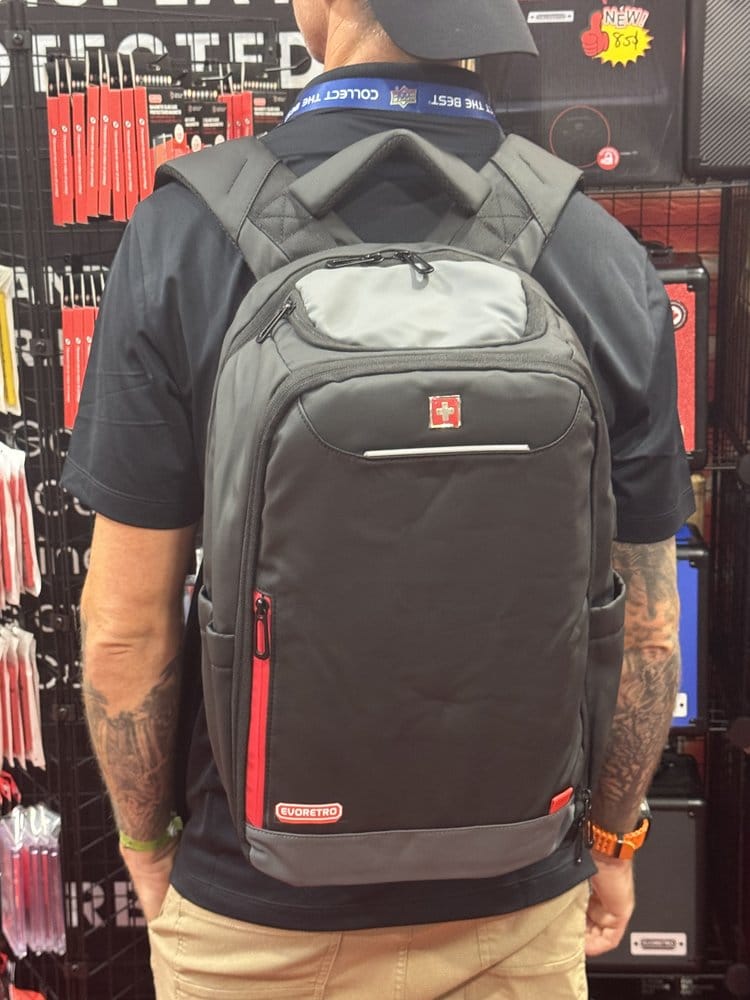 Evoretro Travel Backpack and Mini-Carrying Case Bundle Kit Black 3701492111904