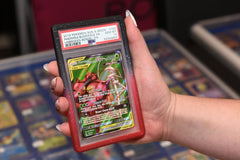 Evoretro Bumper for PSA Graded Card Slab Gradient Red-Black Glitter 3701492112000