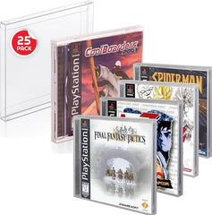 PET Protectors 25-Pack for PS1/Single CD/Dreamcast (Jewel Case) Games 3760265293674