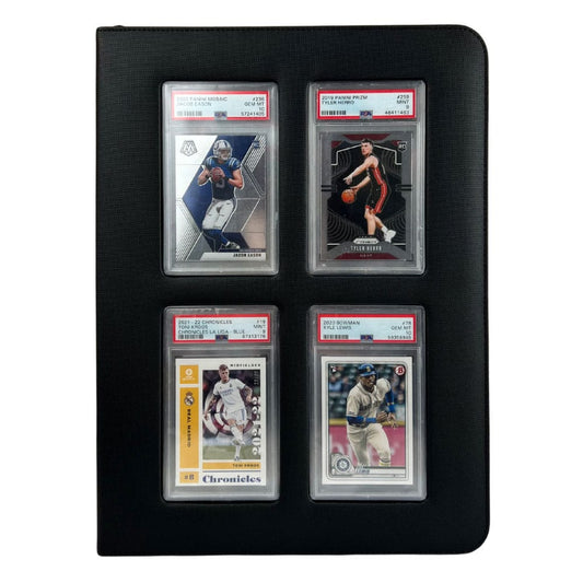Evoretro Premium Card Slab Binder with Window Black 3701492108874