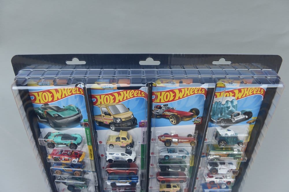 Evoretro Wall Display for 32 Carded Diecast Cars 3-Pack 3701492111683