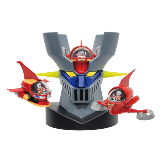 Mazinger Z Figure Metal Action Brain Condor Hover & Jet Pilder Set 11 cm 4582385574957