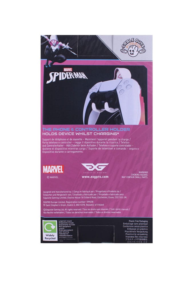 Marvel Cable Guys Charging Stand Spider-Gwen 20 cm 5060525895364
