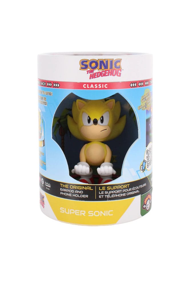 Sonic The Hedgehog Holdems Mini Holder Super Sonic 10 cm 5060525896699