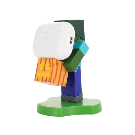 Minecraft Zombie Holdems Cable Guys Mini Device Holder and Phone Stand 11cm 5060525897283