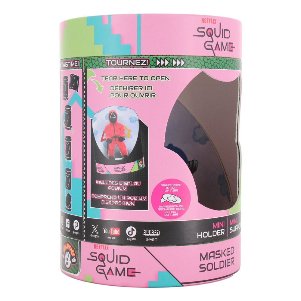 Squid Game Holdems Mini Holder Triangle Guard 10 cm    5060525896828