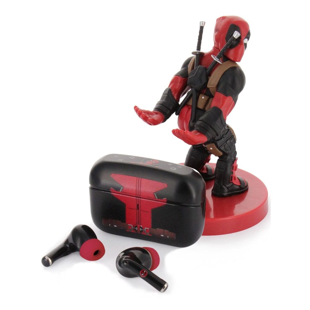 Marvel Holdems Mini Holder & Wireless Headphones Deadpool with TWS Buds Pro 10 cm  5060525897085