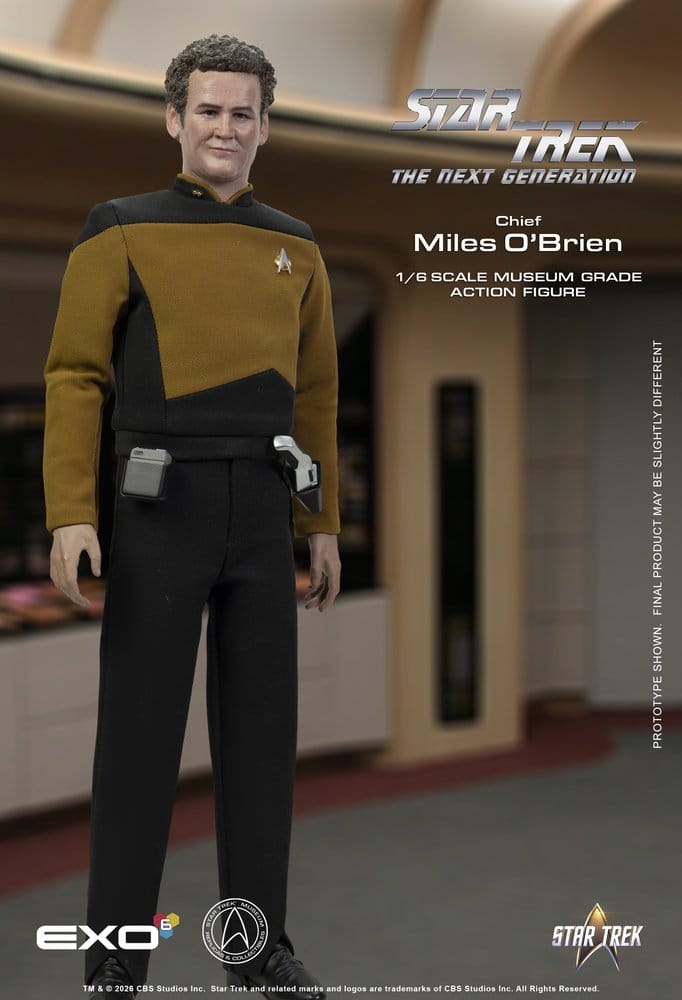 Star Trek: The Next Generation Action Figure 1/6 Chief Miles O'Brien with Transporter Console 30 cm 0787480716125