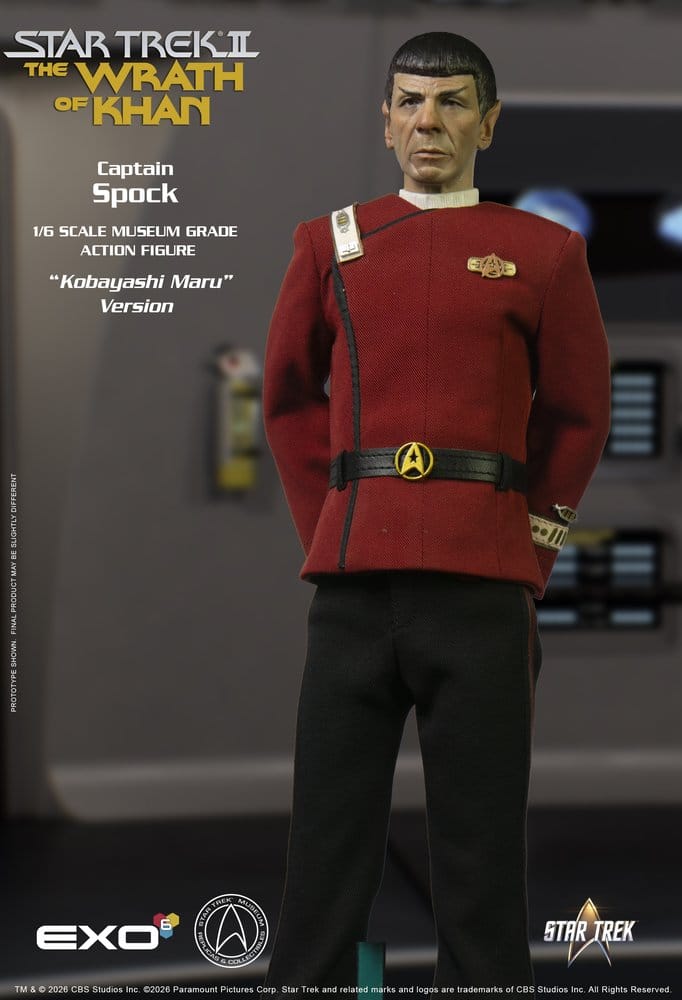 Star Trek: The Wrath of Khan Action Figure 1/6 Captain Spock Kobayashi Maru Version 30 cm 0787480716354