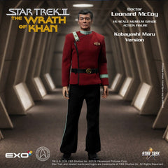 Star Trek II: The Wrath of Khan Action Figure 1/6 Dr. Leonard McCoy Kobayashi Maru Version 30 cm 0787480716088
