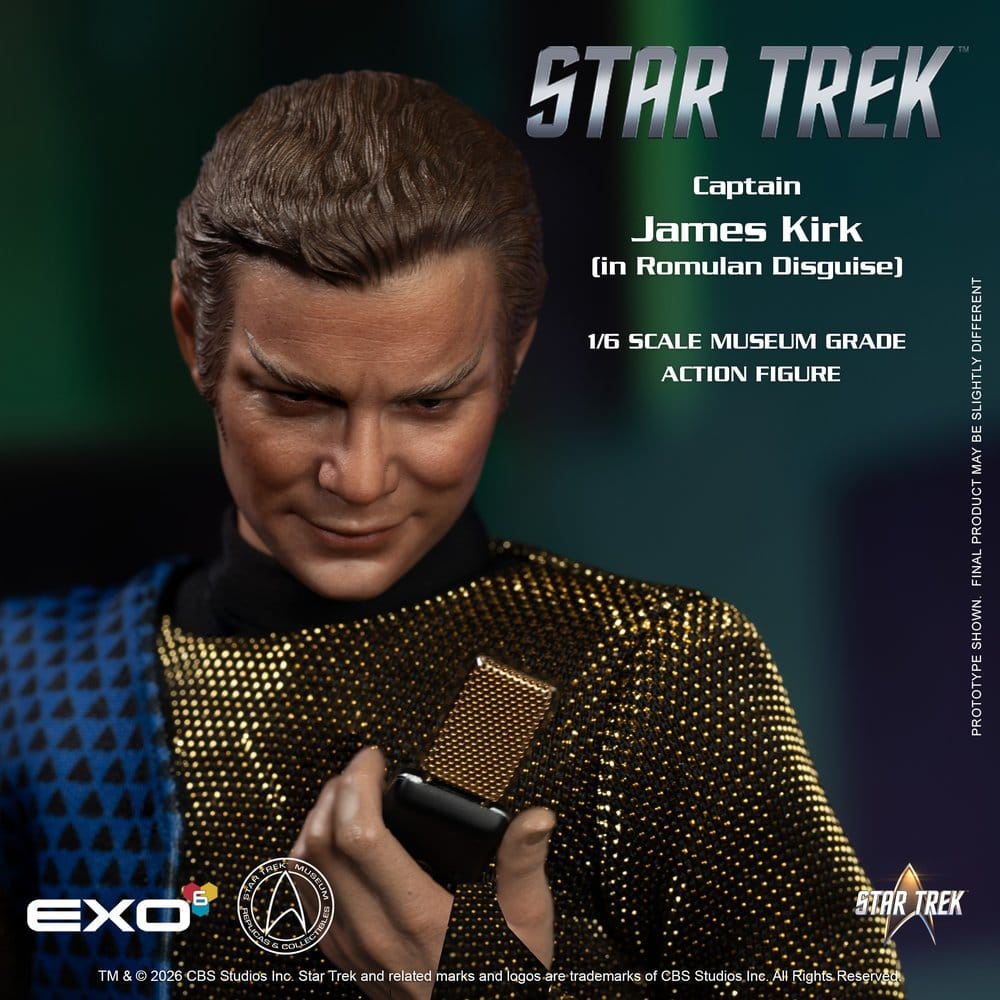 Star Trek: The Original Series Action Figure 1/6 Captain James T. Kirk (Romulan Disguise) 29 cm 0787480716149